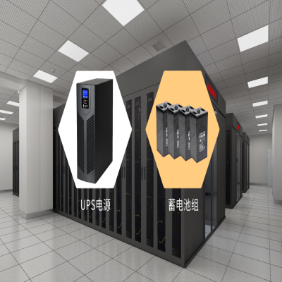 2台UPS电源和2组蓄电池同时在线监控方案